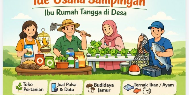 ide usaha sampingan ibu rumah tangga di desa
