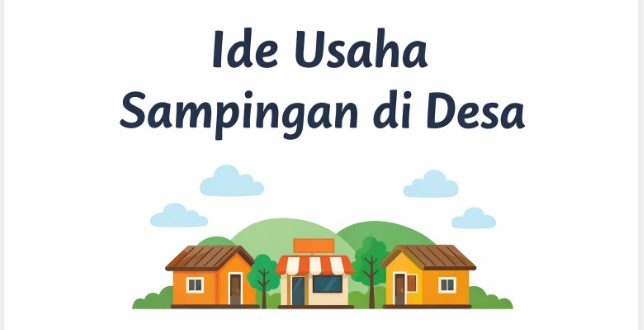 ide usaha sampingan di desa